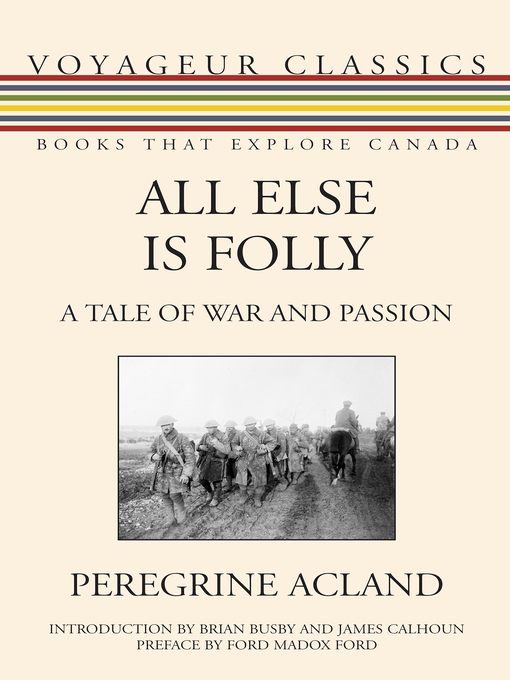 Title details for All Else Is Folly by Peregrine Acland - Available